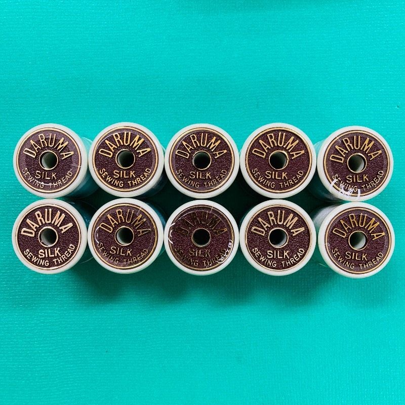 [New unopened product] [Set of 10] Daruma silk sewing thread #50 100m MT10