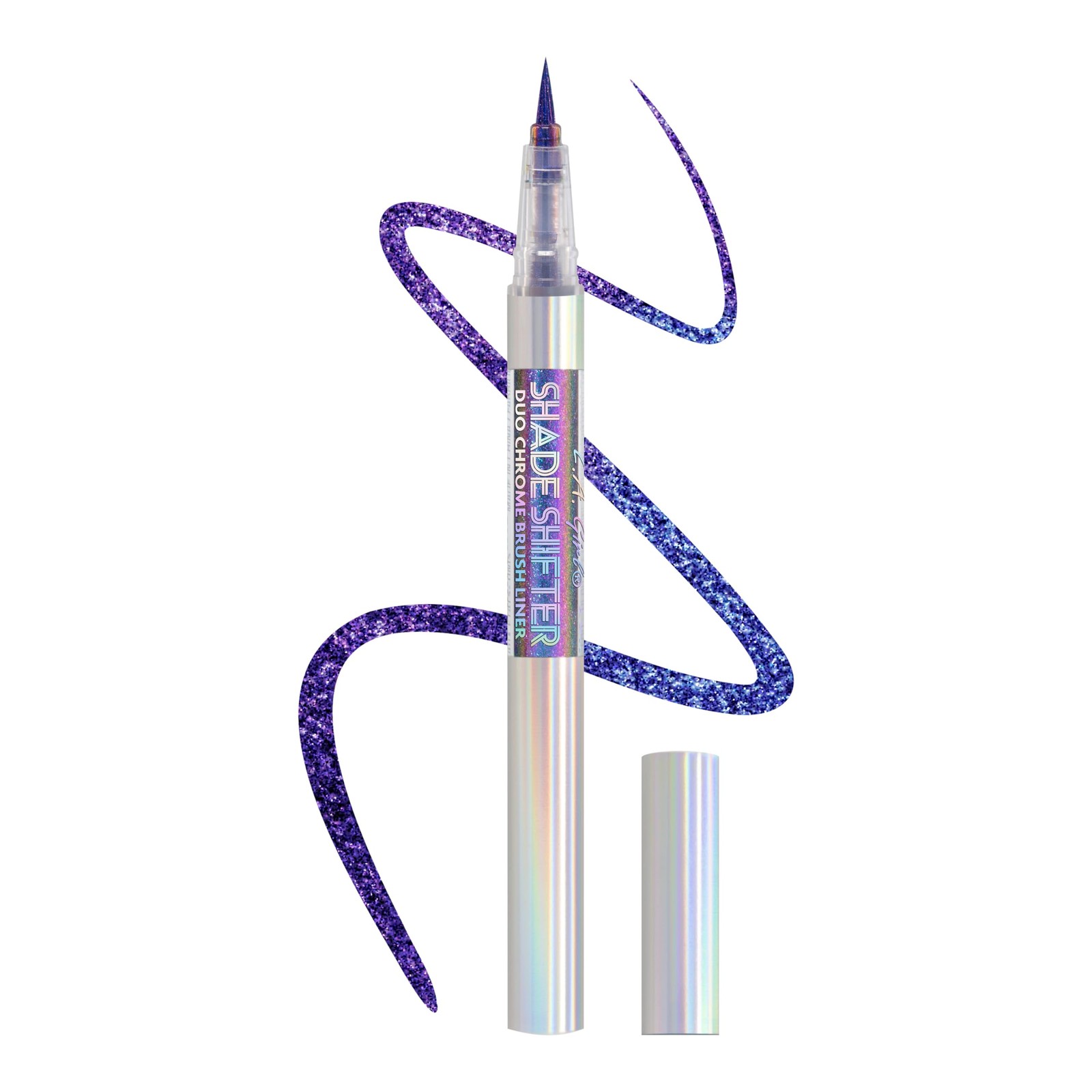 L.A. Girl Shade Shifter Duo Chrome Brush Liner Multicolor Standard Professional