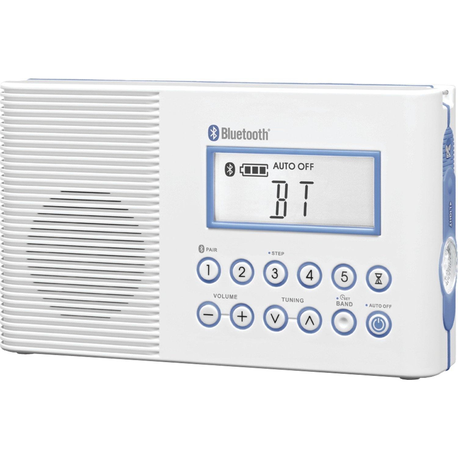 Sangean Weather Alert AM/FM Radio Bluetooth White