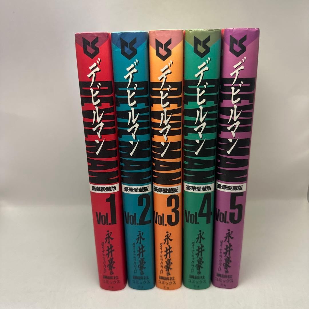 Devilman Deluxe Collector’s Edition All 5 Volumes Go Nagai Kodansha Comics