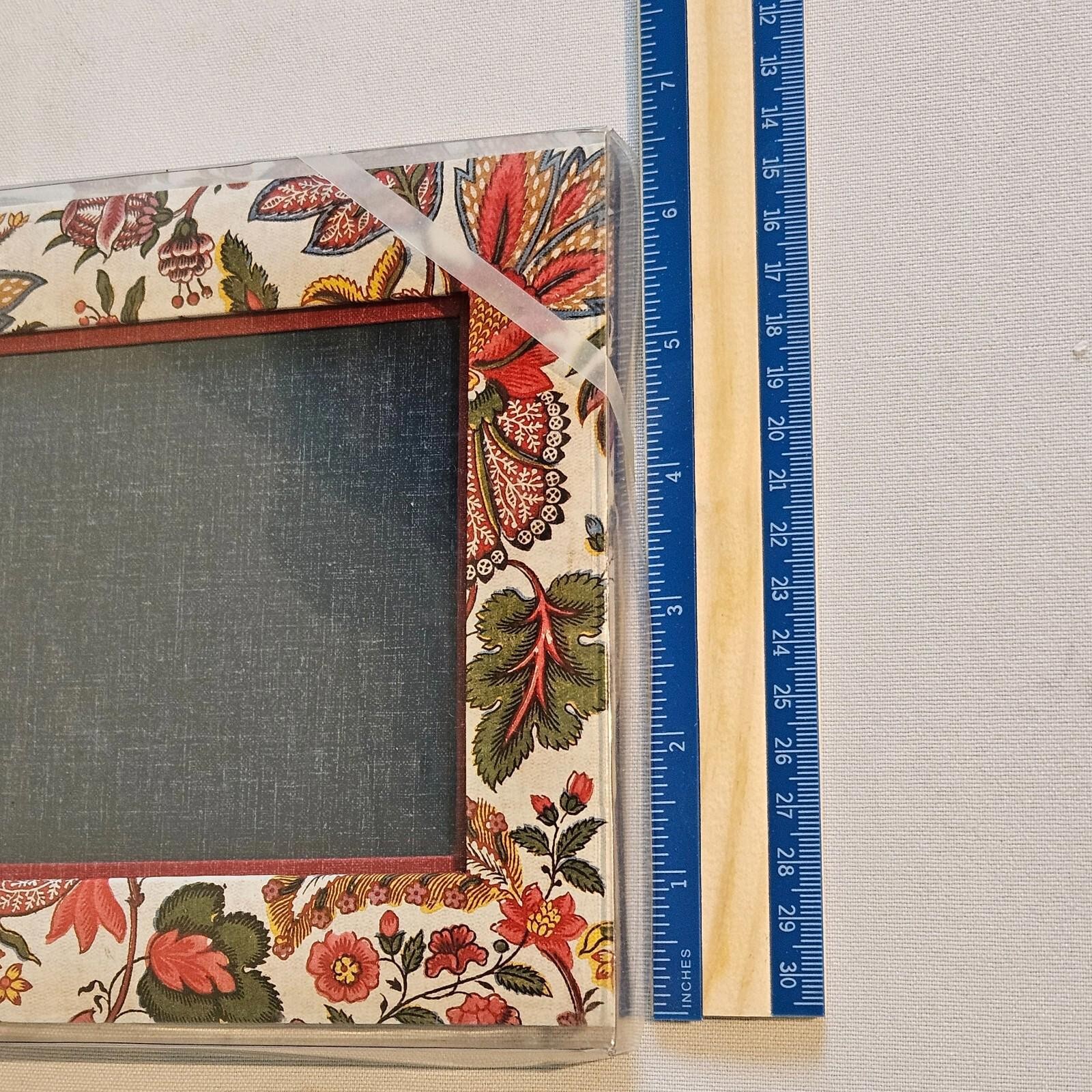 Caspari Vintage 5 x7 Photo Frame New French Cottagecore Gramdmacore Print Cotton