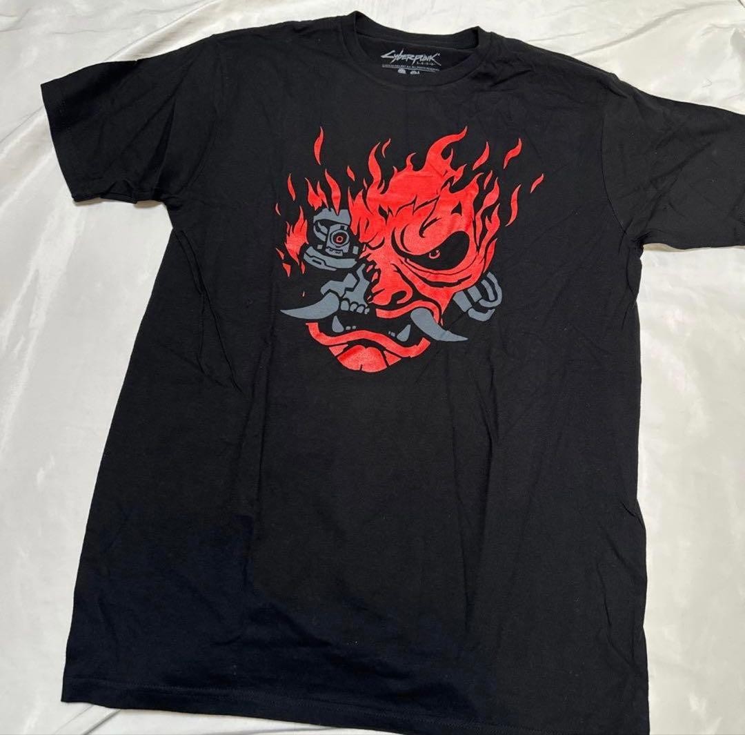 New Out of Print Size M Cyberpunk 2077 Logo T-Shirt (Black) Samurai
