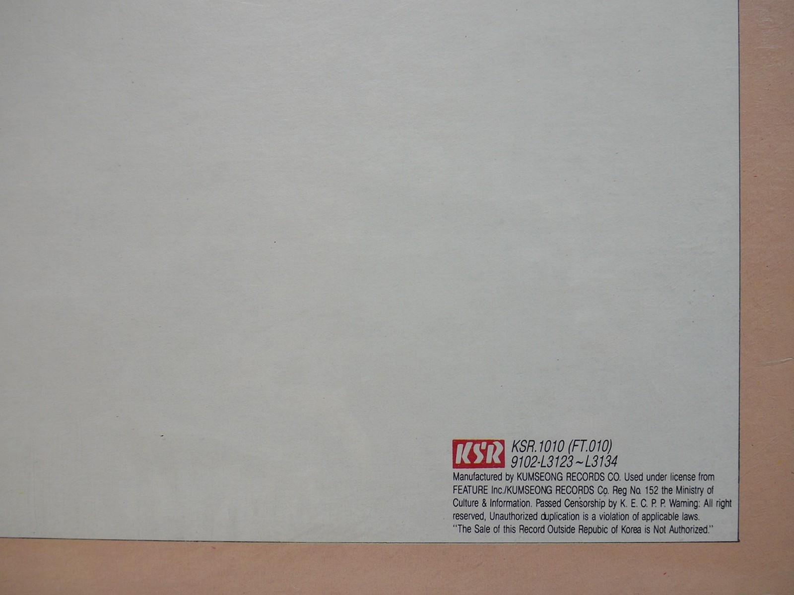 ABBA Greatest Hits 1991 Korea LP Picture W/Insert Sealed