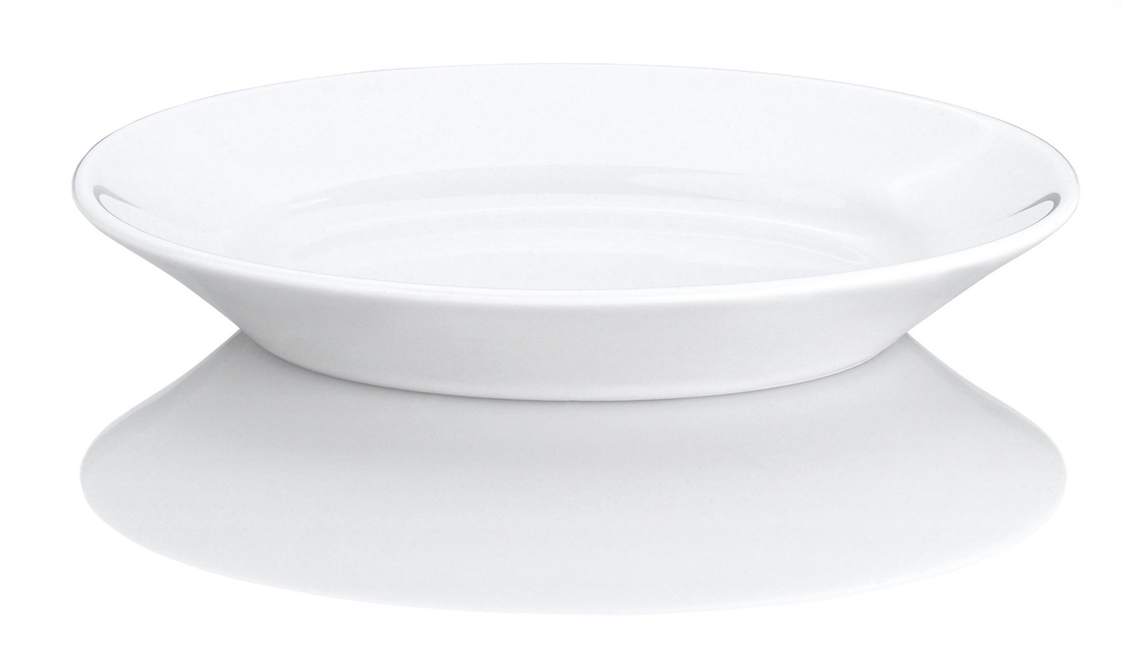 Pillivuyt White Porcelain Deep Oval Serving Platter 12-1/4 x 8-1/4