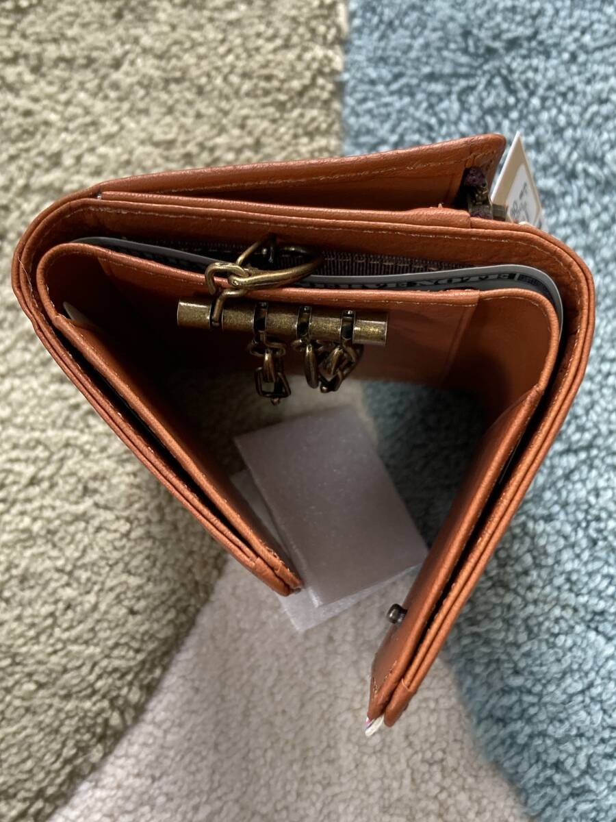 Wachifield Dayan Leather Key Wallet Coin Purse Character 3.1×3.9 inches