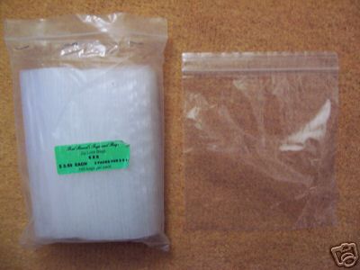200 – 6×6 Ziploc Zip Lock ZipLock Plastic Storage Bags