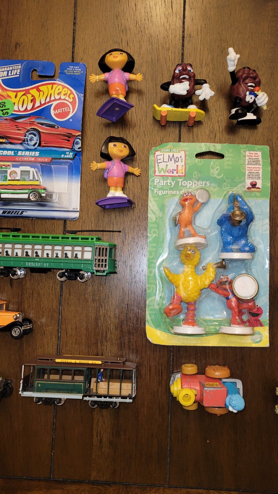 Vintage RARE Hot Wheels, Matchbox, Bears, Dora, Sesame Street, Old/New Toy Lot