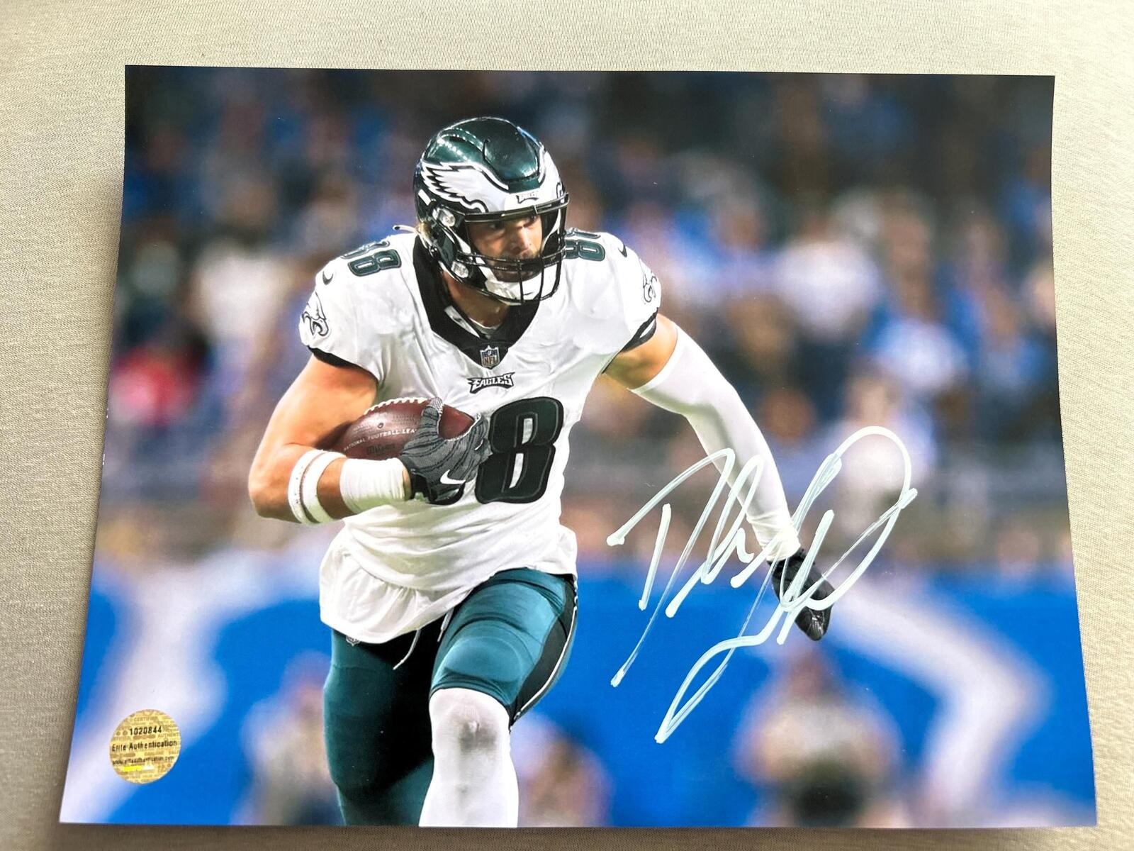 Dallas Goedert Signed Autographed Philadelphia Eagles Picture 8×10 Photo COA