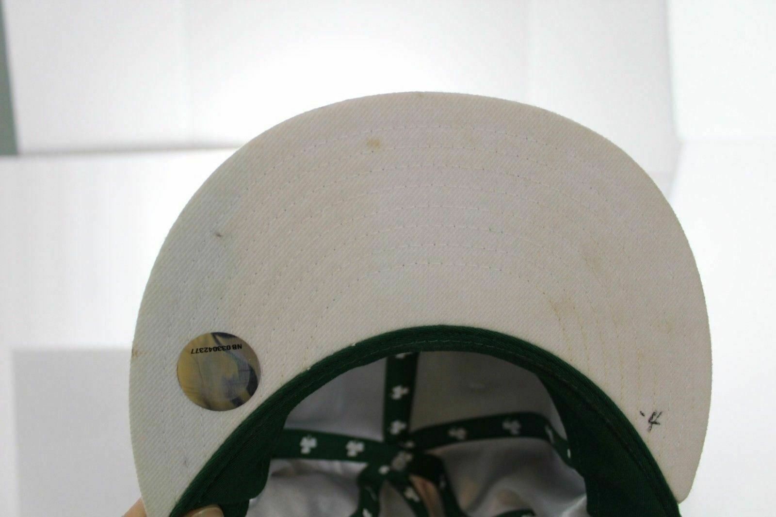 Boston Celtics Reebok Hat – Wool / Acrylic – NBA Green Fitted Cap Size 7 3/8