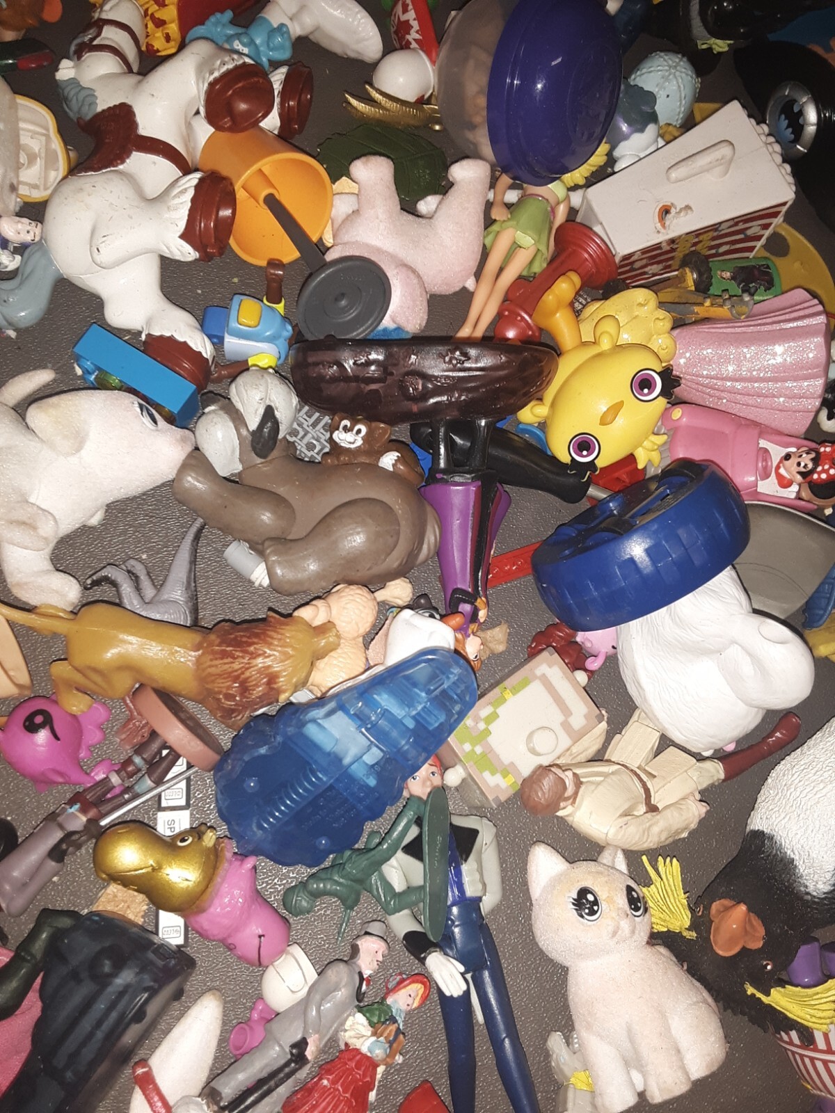 Insane Lot of 200+ Vintage variety toy lot. Please see photos,selling as lot#175