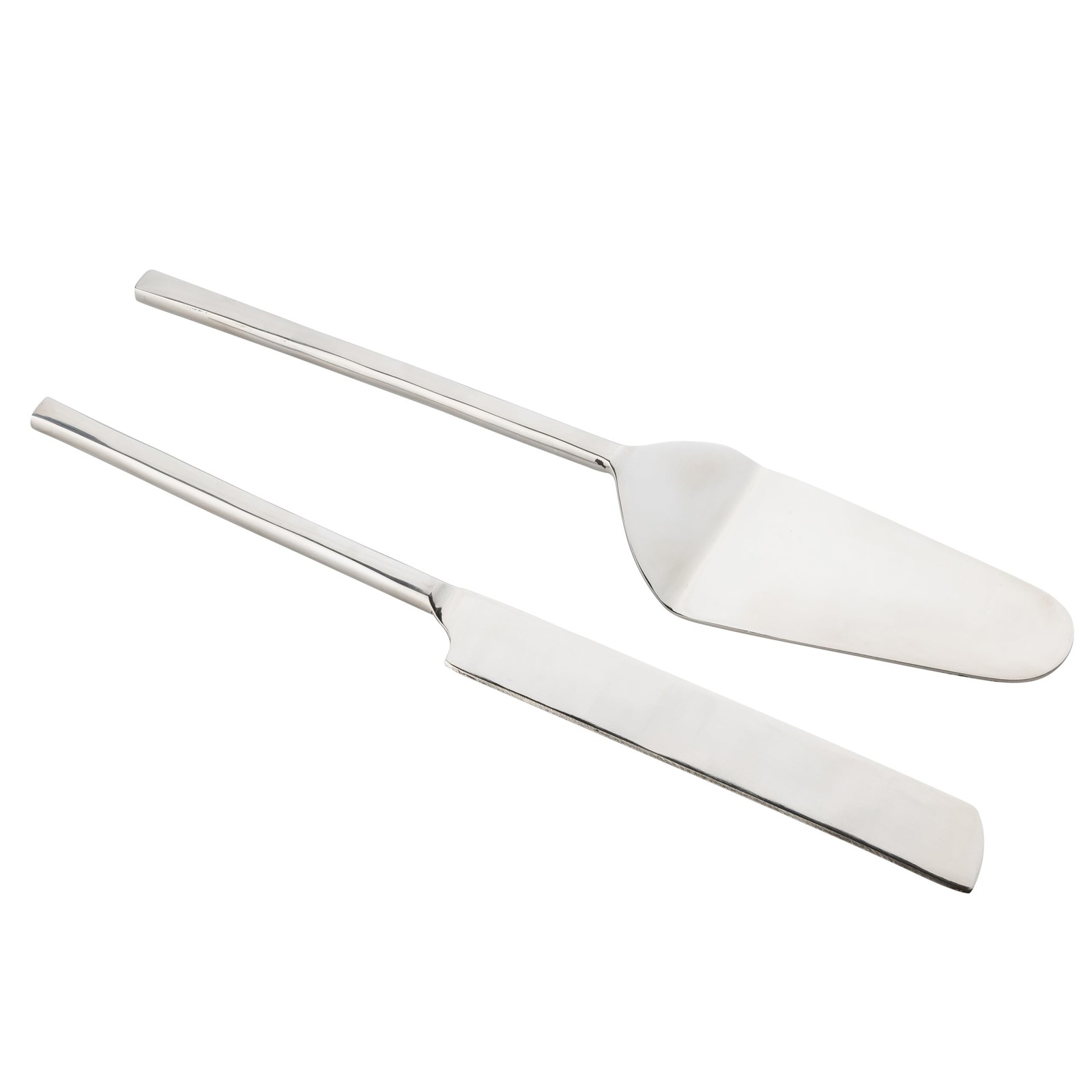 TableCraft Stainless Steel Cake Server Set 13in Knife Server Wedding Party