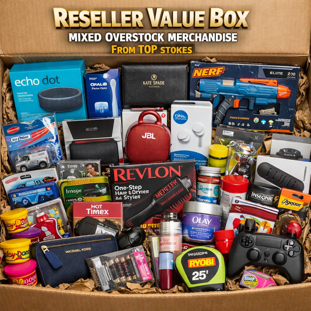 TikTok Shop Inventory Goods Collection – Retail Merchandise Bundle