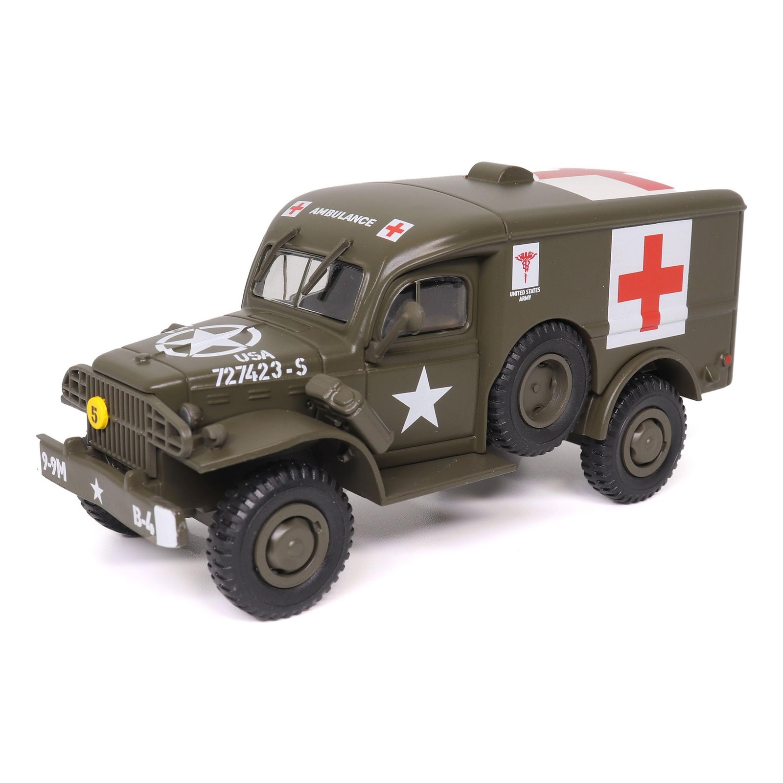 Motor City Classics 1:43 Military Diecast Vehicle Model Red