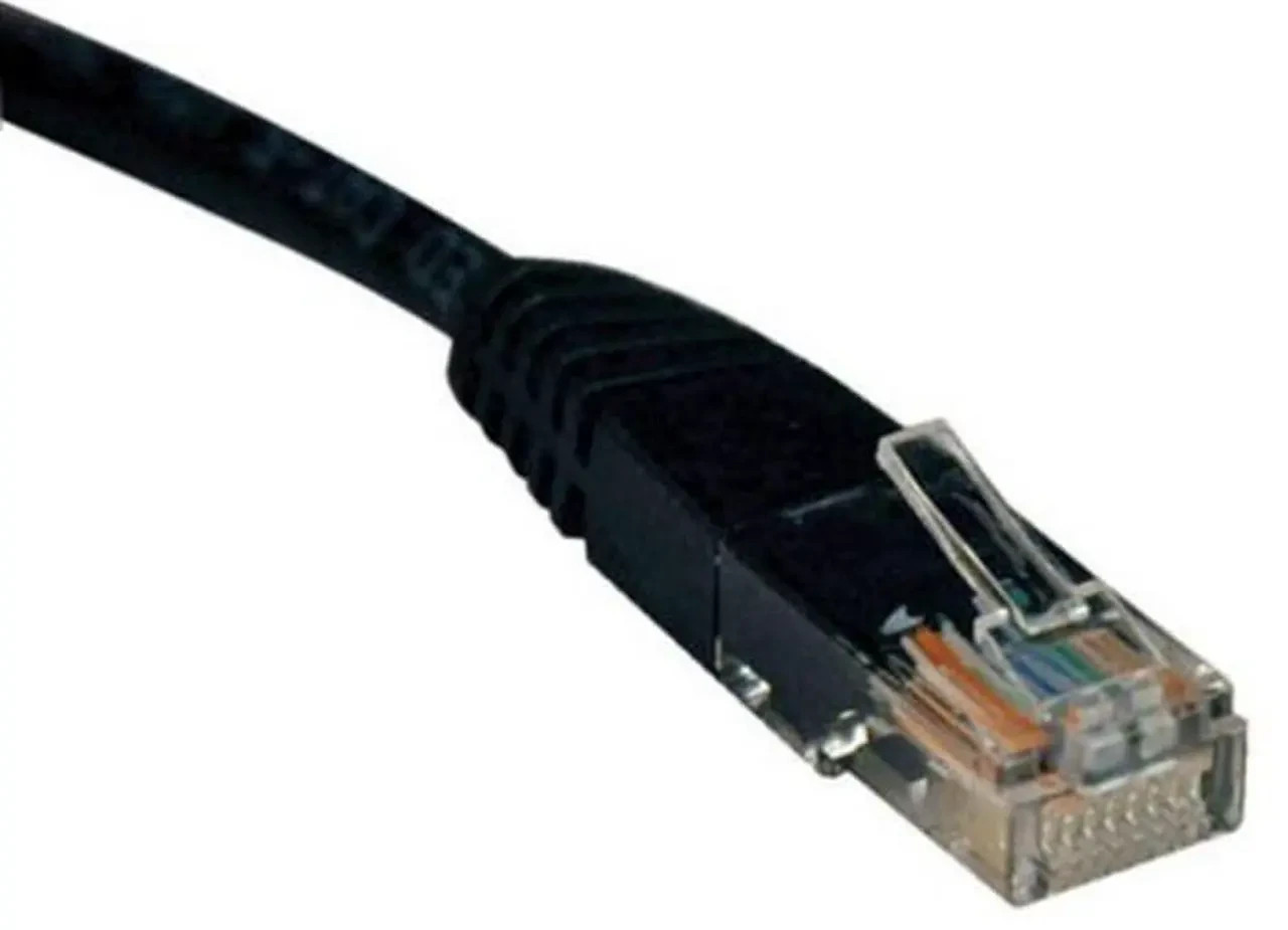 Tripp Lite Cat5e 350MHz Molded Patch Cable (RJ45 M/M) – Black, 20-ft.N002-020-BK