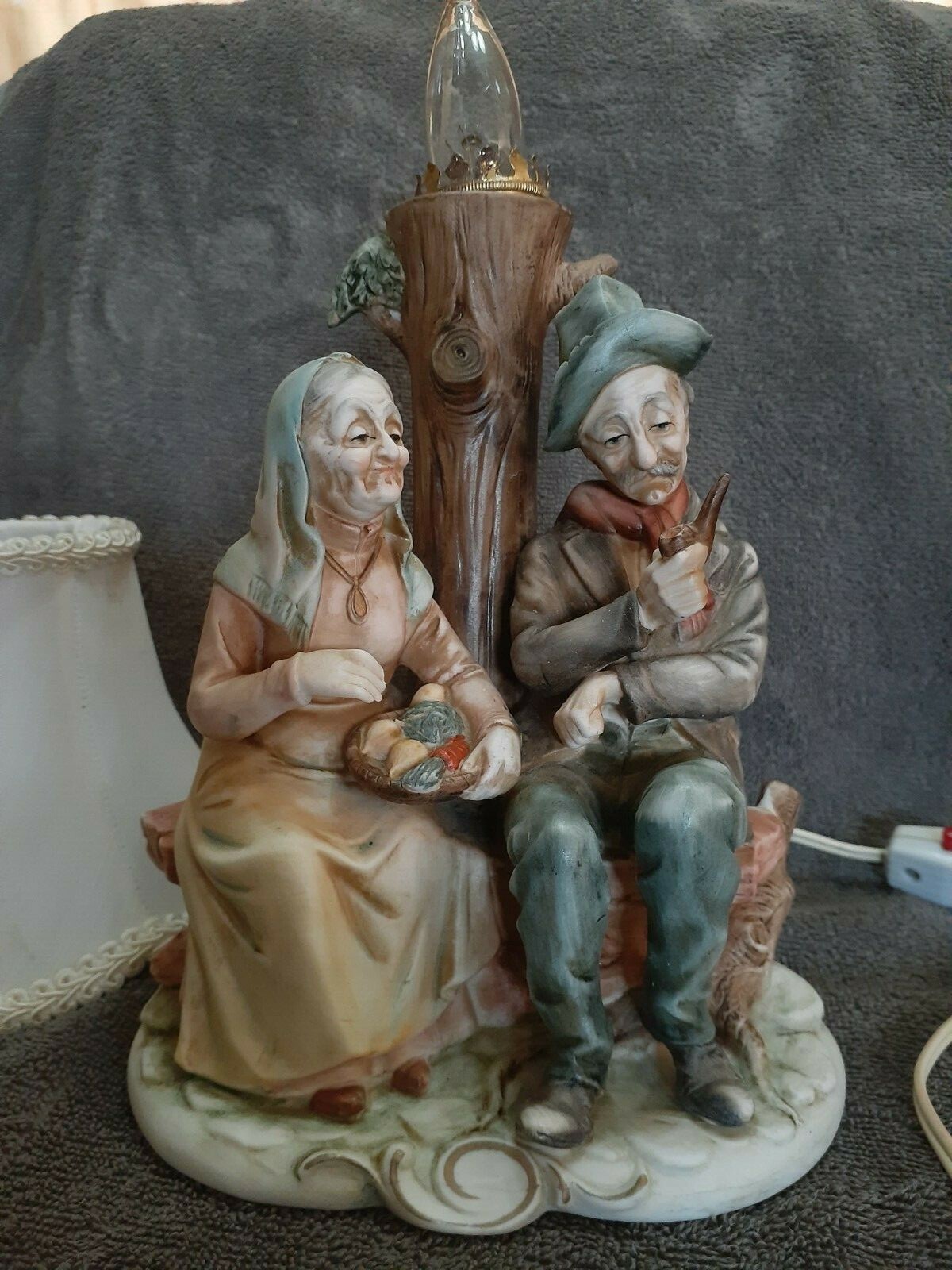 Vintage 1950’s  ARDCO Porcelain Lamp 