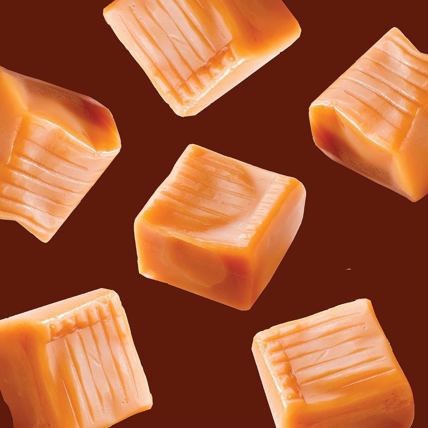 Caramel Cubes Candy – 4 Pound Bulk Pack (About 300 Count) – Classic Chewy Squ