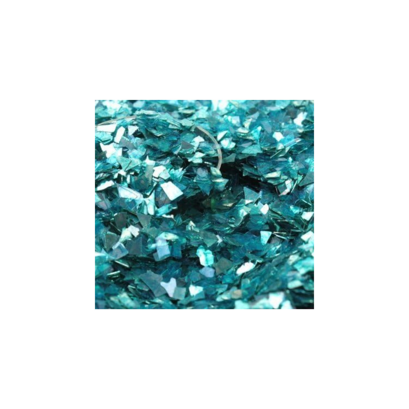 Meyer Imports Crushed Glass Glitter 4oz Teal Blue for Resin Craft Jewelry