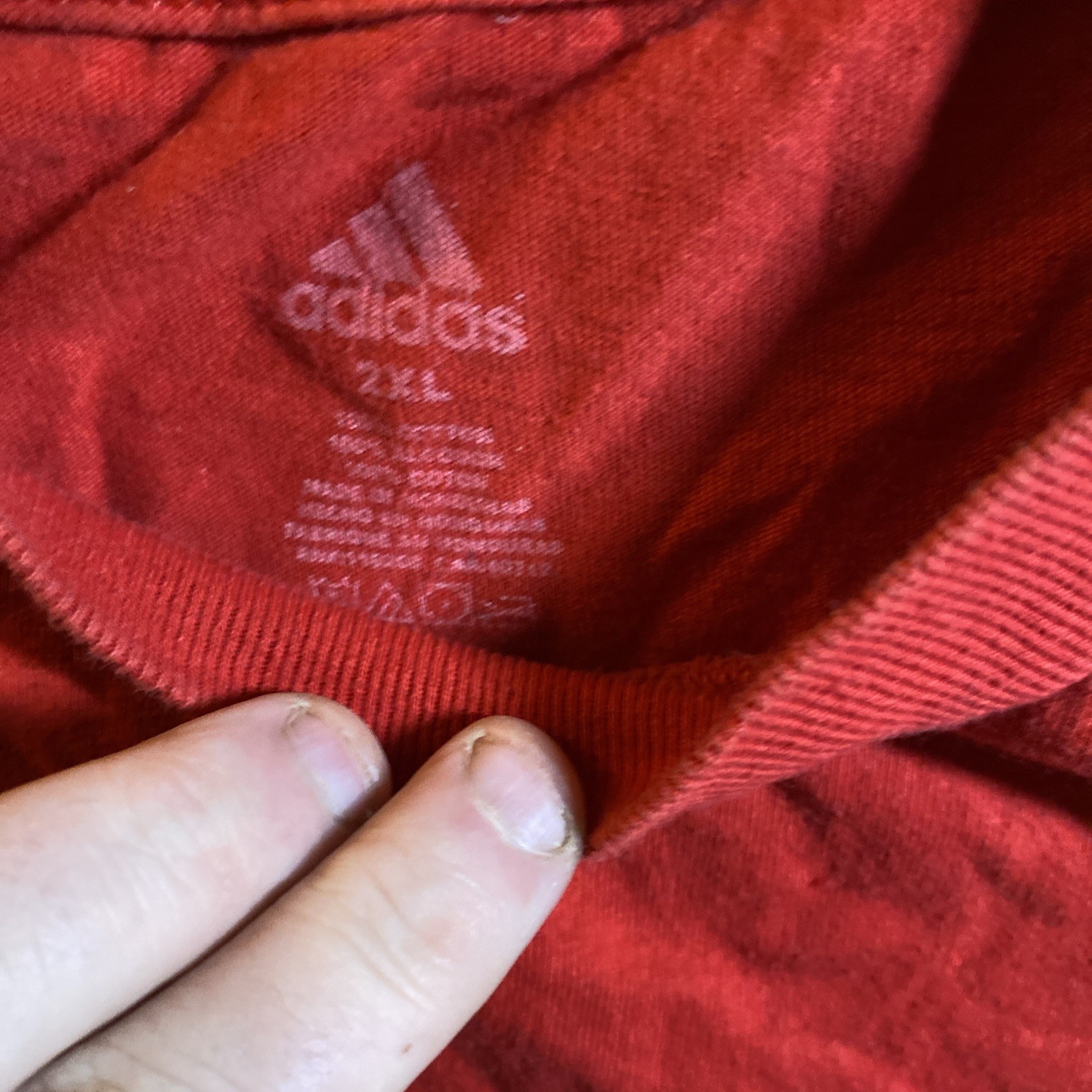 Washington Wizards Adidas Men’s T-Shirt 2XL Red Short Sleeve John Wall Team NBA