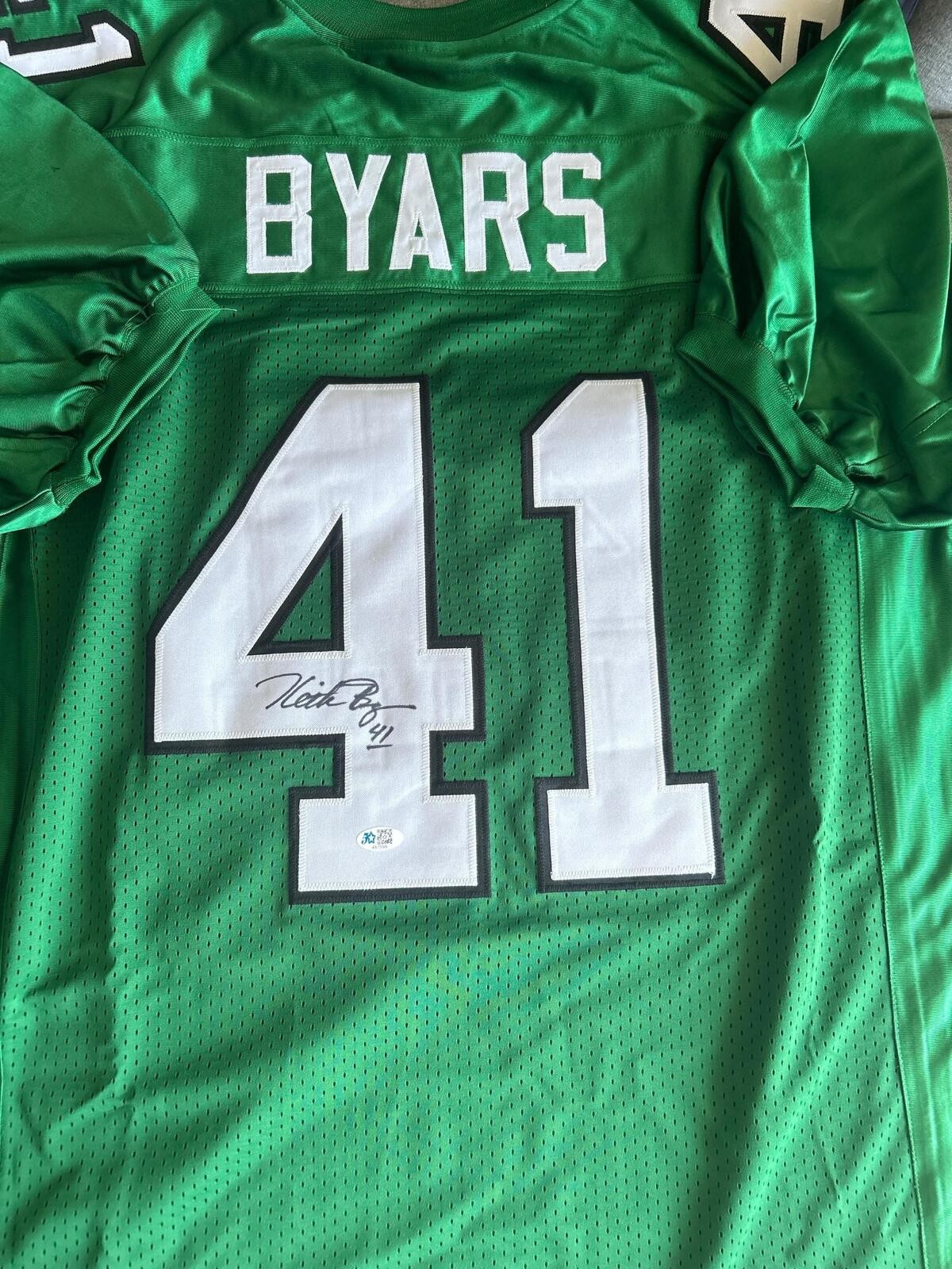 Keith Byars Signed Autographed Philadelphia Eagles Custom Football Jersey COA
