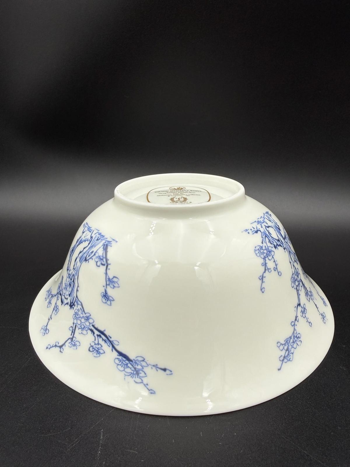 Lenox China Dynasty Reproduction Bowl Smithsonian USA 8.75” White Porcelain