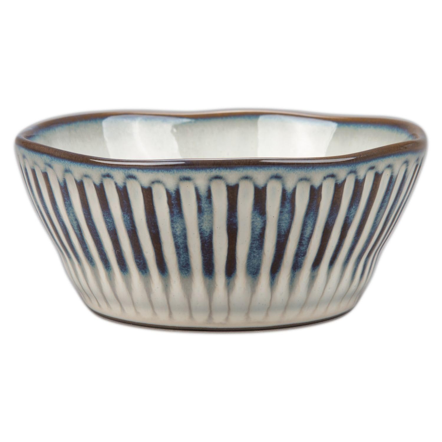 Colonnade Set of Four Black Clay Fruit Bowls, 8 oz by BIA Cordon Bleu