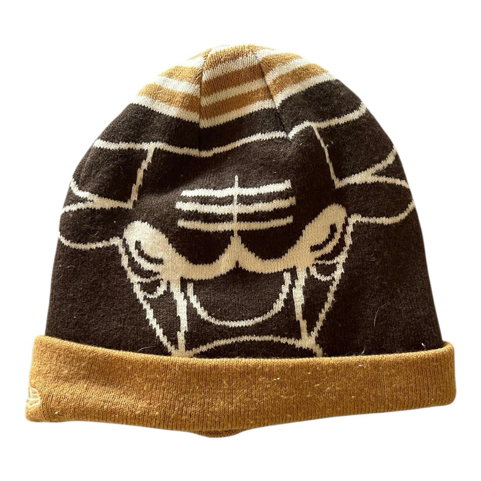Chicago Bulls Windy City Black & White Stocking Cap New Era Hardwood Classics