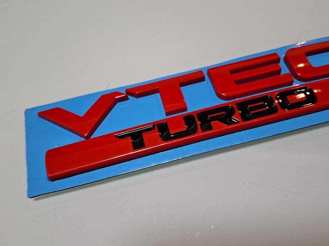 ● V-TEC TURBO ABS RED Red & Black separate specifications