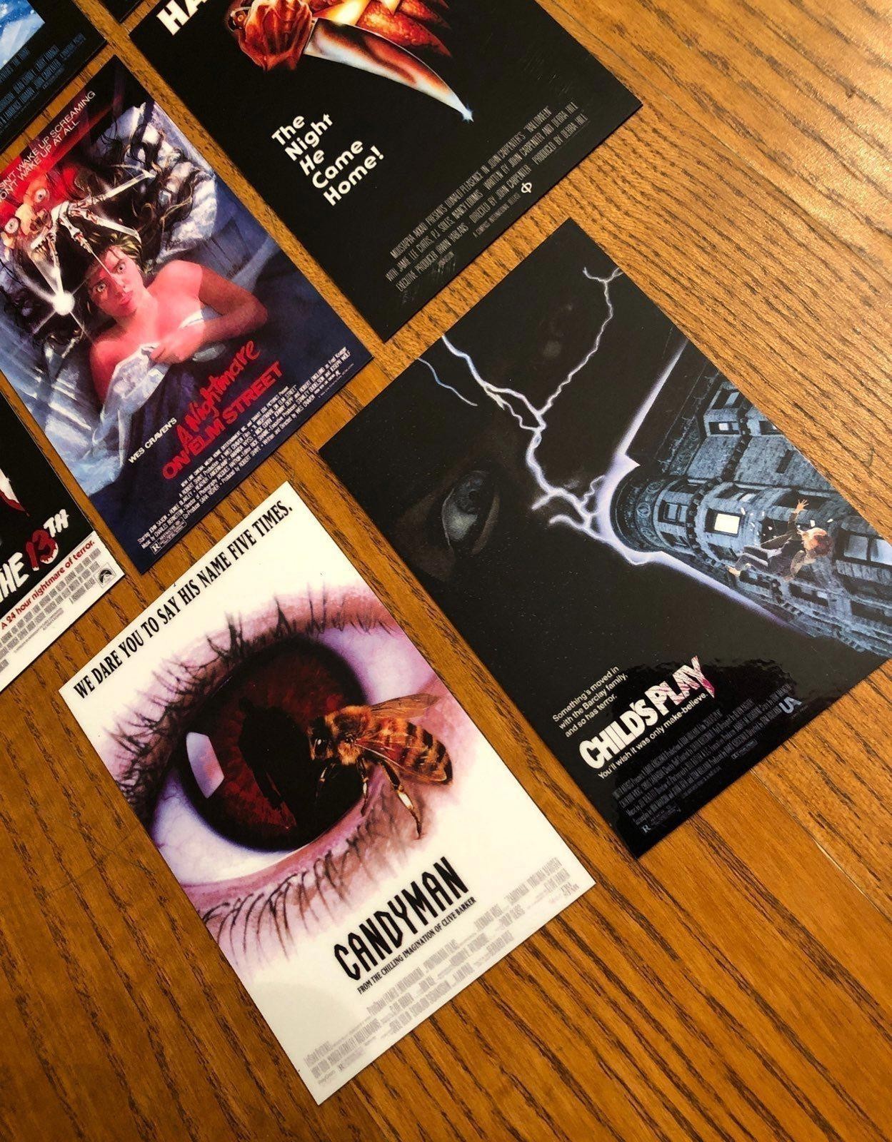 Classic Horror movie fridge magnets