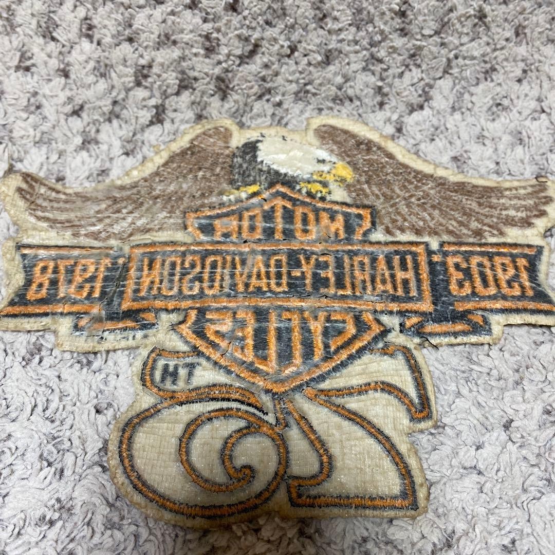 Rare 1978 Harley-Davidson 75th Anniversary Vintage Extra Large Patch