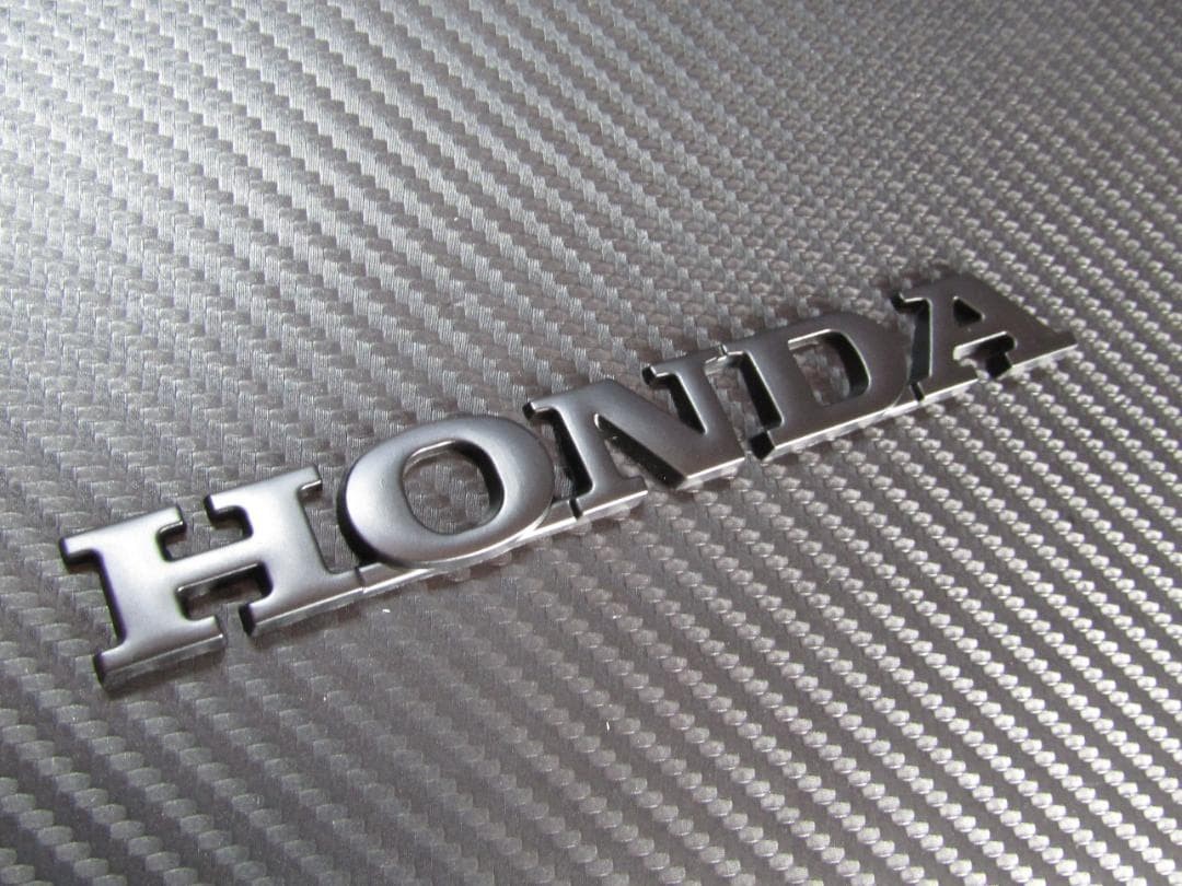 ●HONDA Metal cutout letter TYPE mud black emblem!