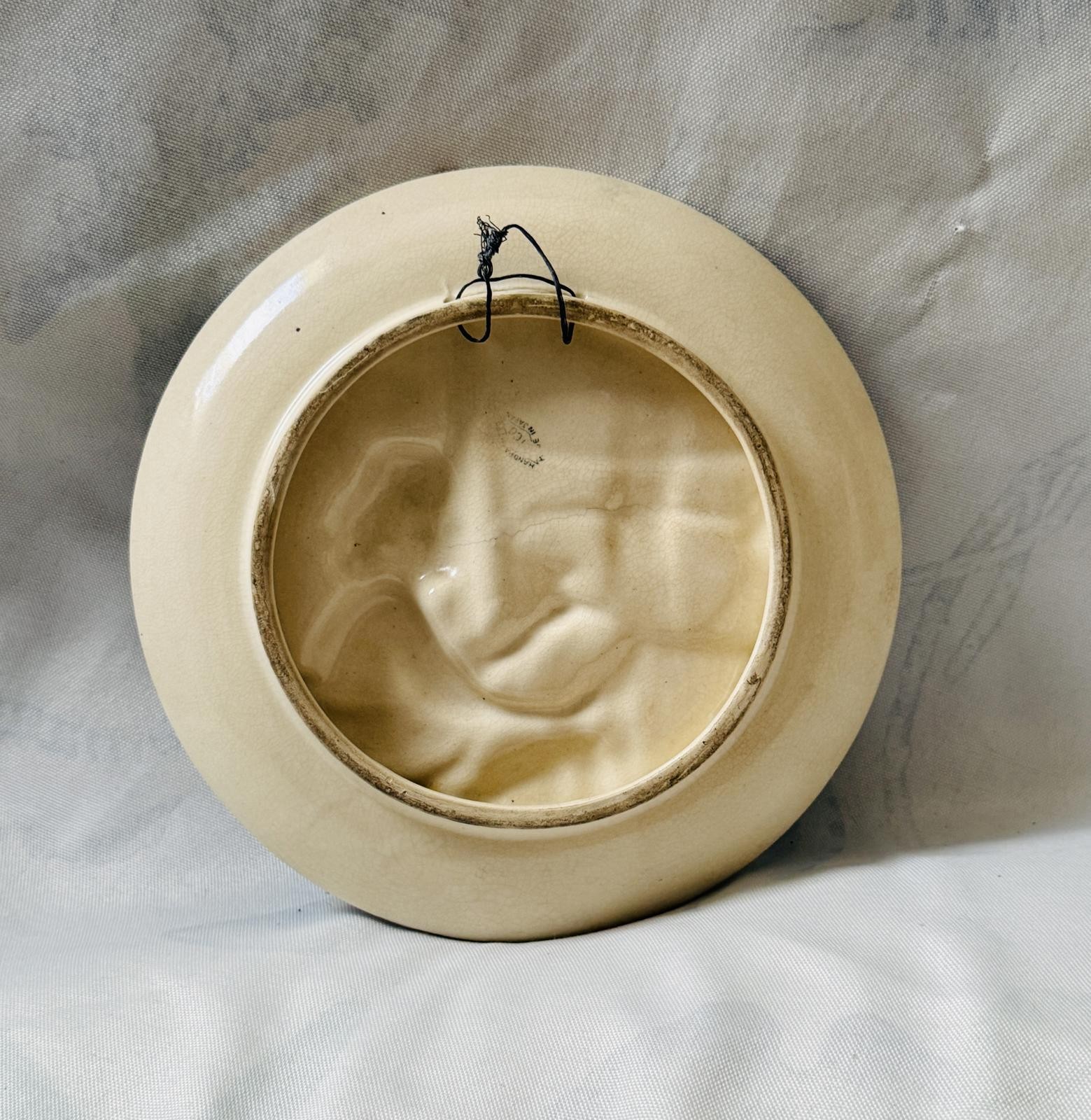 Collector’s Plate State New Mexico 3D Native American Indian Woman Weaving MINT
