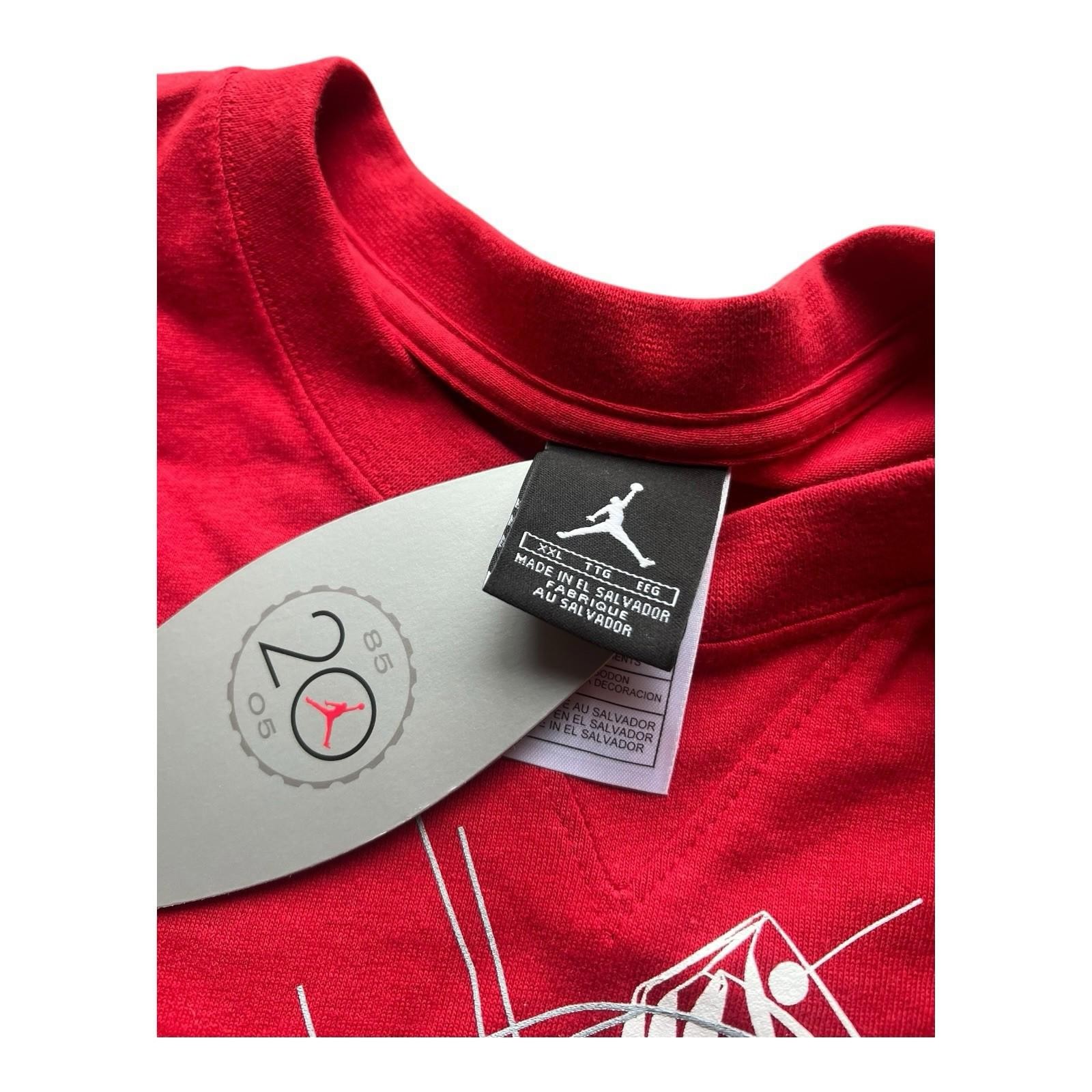 Nike Jordan Jumpman 2005 Red Graphic T-Shirt XXL NWT Vintage Sneaker Tee Rare