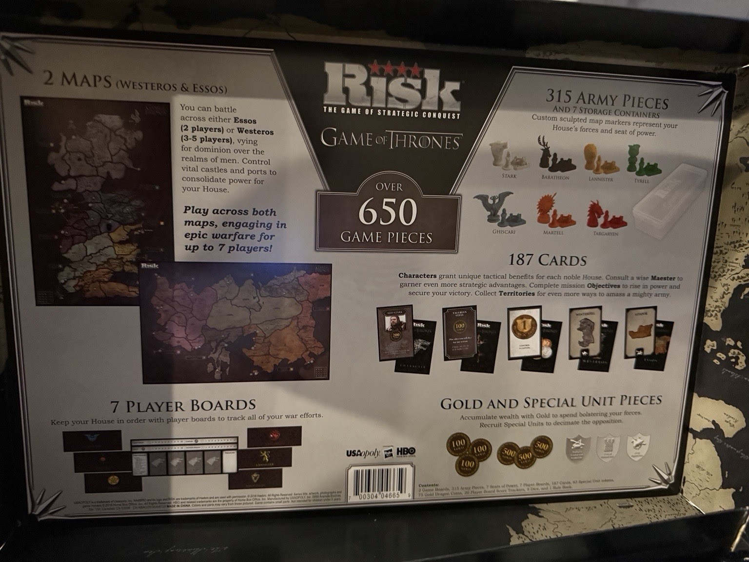 5- Game of Thrones & House of The Dragon Board Games Collection Complete Lot