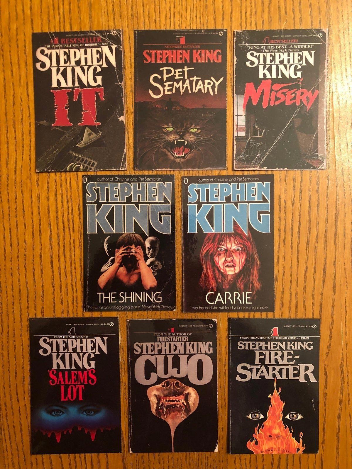 Stephen King FRIDGE MAGNETS Classic horror suspense fandom 70s 80s