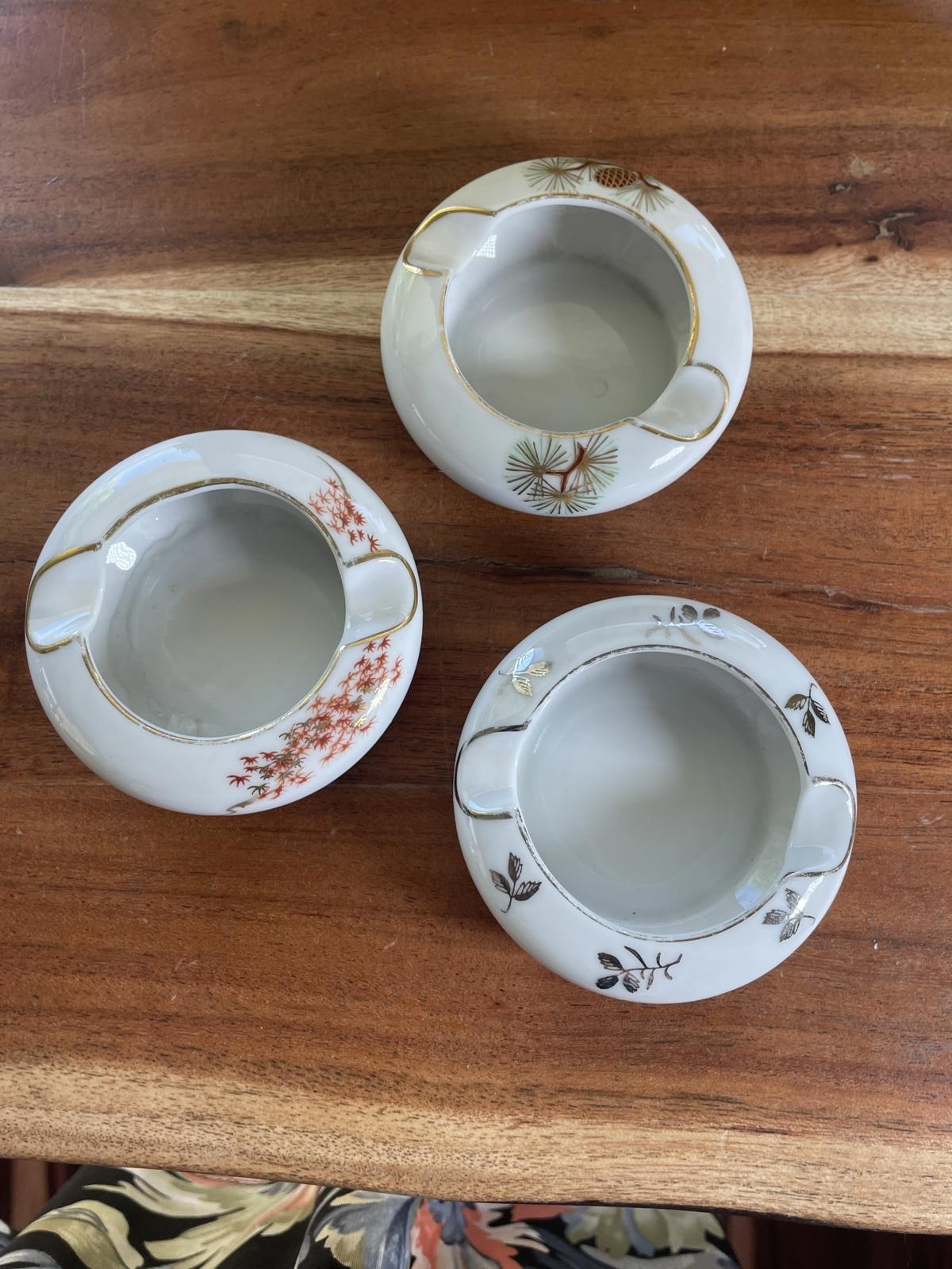 Vintage Japanese Ashtrays
