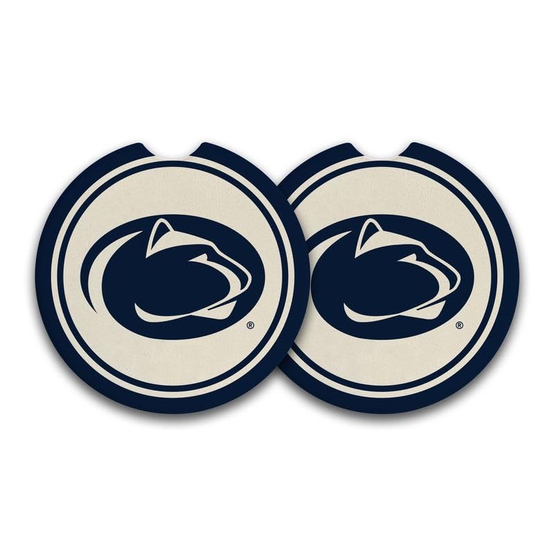 Magnolia Lane Penn State Nittany Lions Car Coasters Set of 2 2.5in Diameter