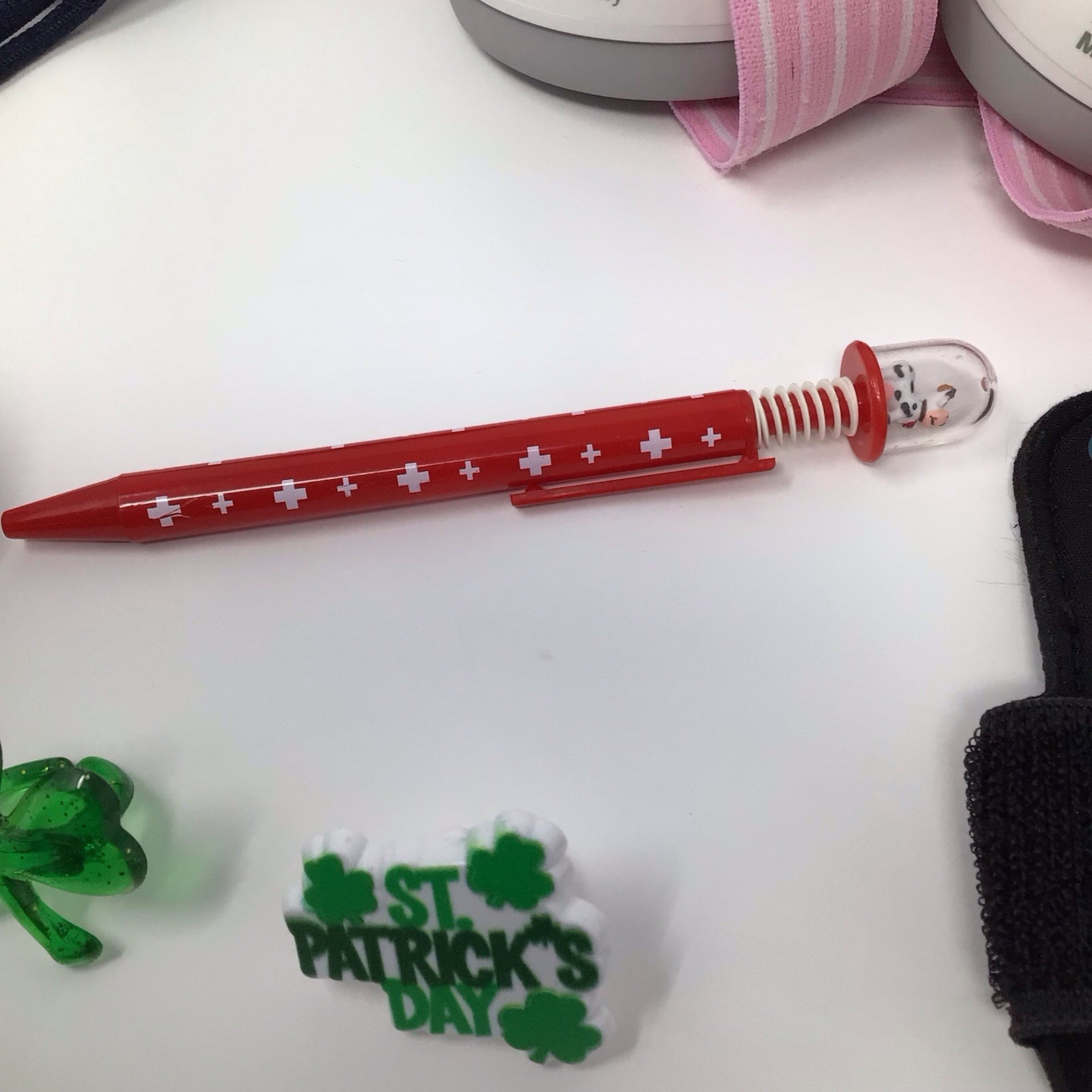 Junk Drawer Miscellaneous Items Random RARE Stationary Keroppi Swiss Pen READ