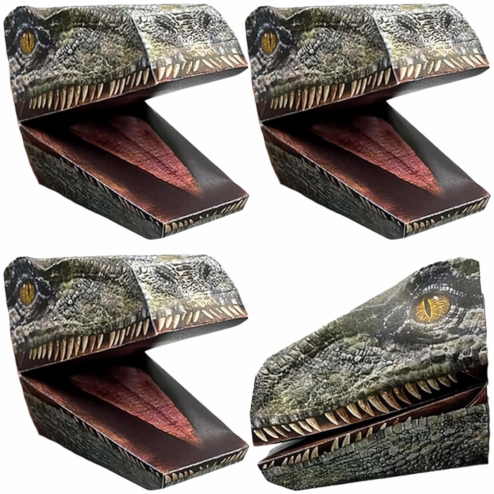 Unique Jurassic World 3 DIY Hand Paper Puppets 4 Count Fun Creative Interactive