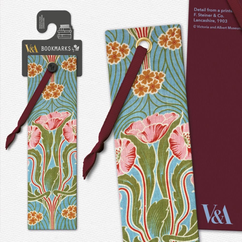 V&A Bookmark – Steiner Poppies
