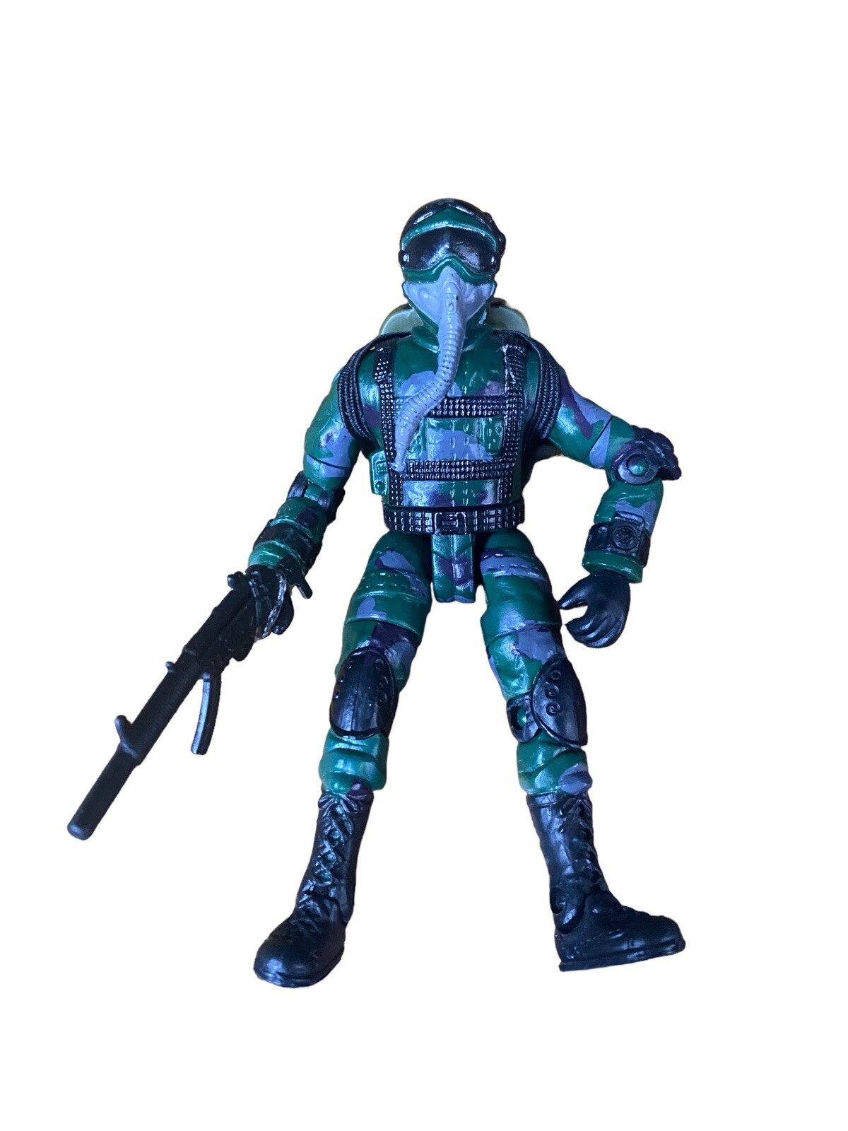 Gi Joe the ACE Action Figure W/ Pack and Gun Without Box 3.75in