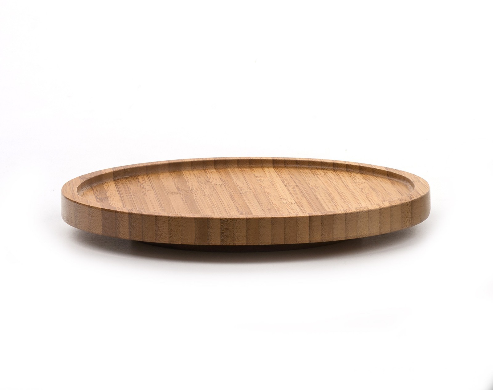 RSVP International Bamboo Tool Crock Turntable, 8.25″, Rotating Organizer