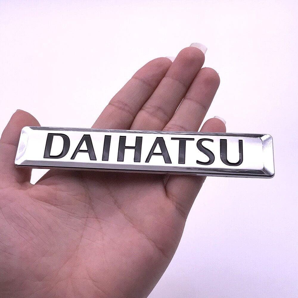 DAIHATSU Emblem Plated Silver