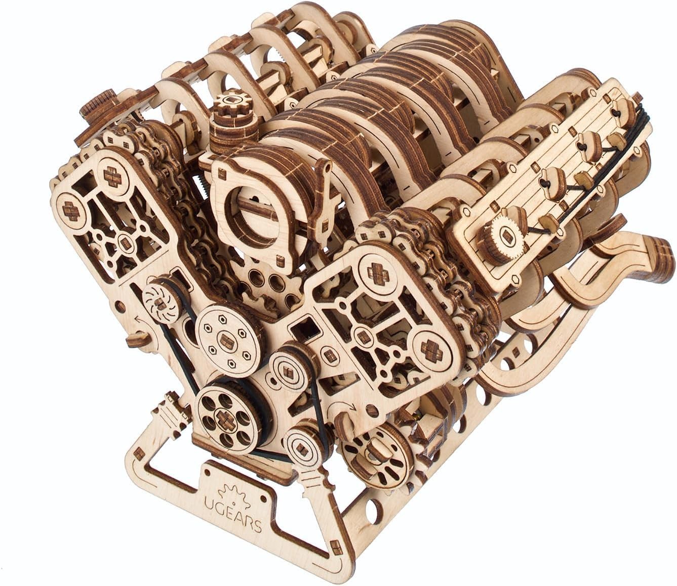UGEARS V8 Engine Wooden Model Kits for Adults to Build ‚Äì 3D Wooden Puzzles