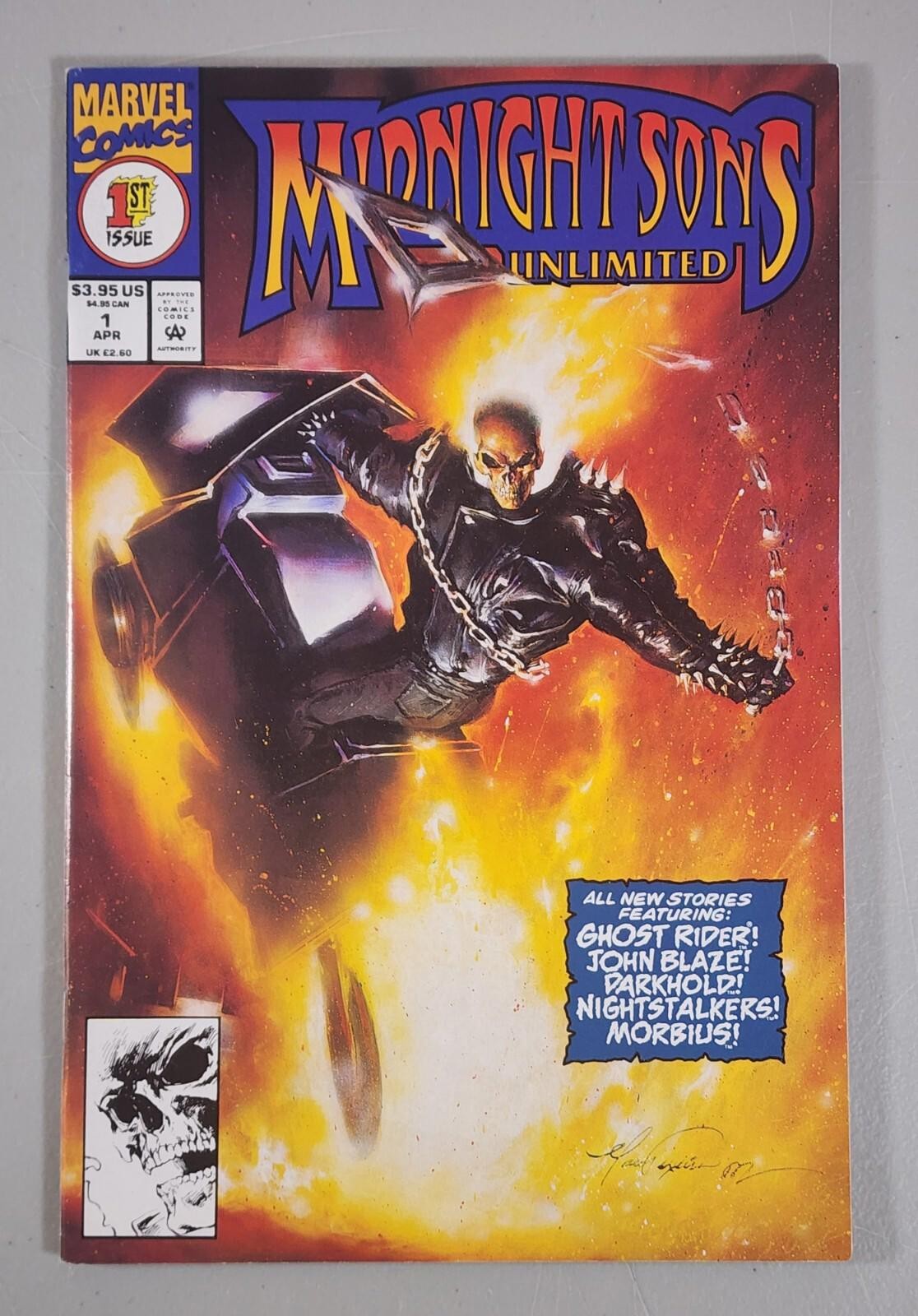 Midnight Sons Unlimited #1 2 3 4 Direct Newsstand Mix Marvel 1993