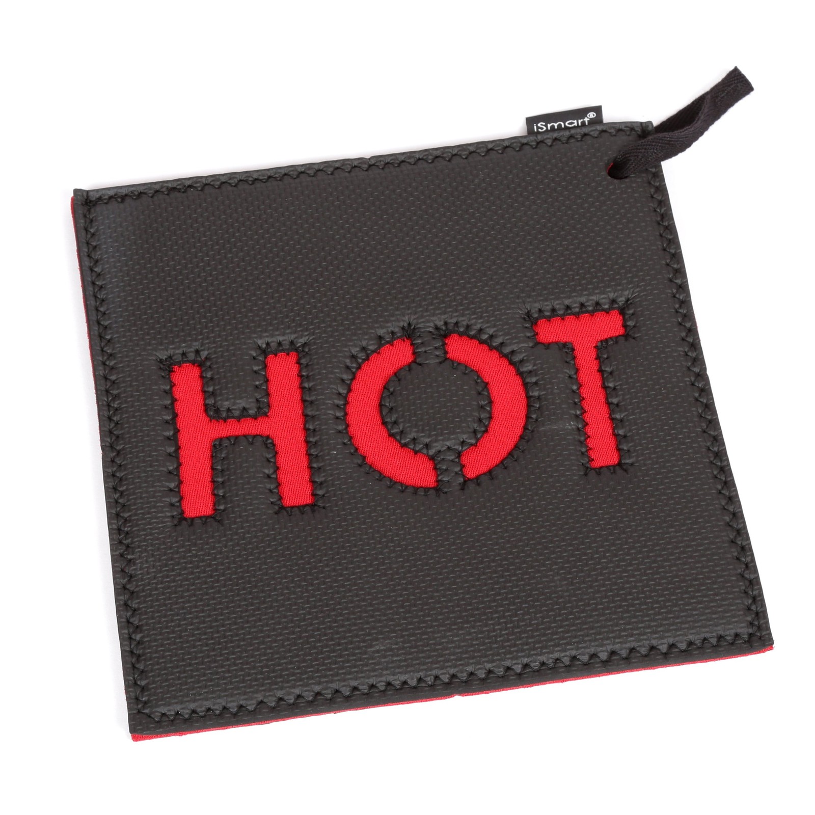 Creative Home Black Neoprene Square Trivet Hot Pad 8.6×8.6 Inch