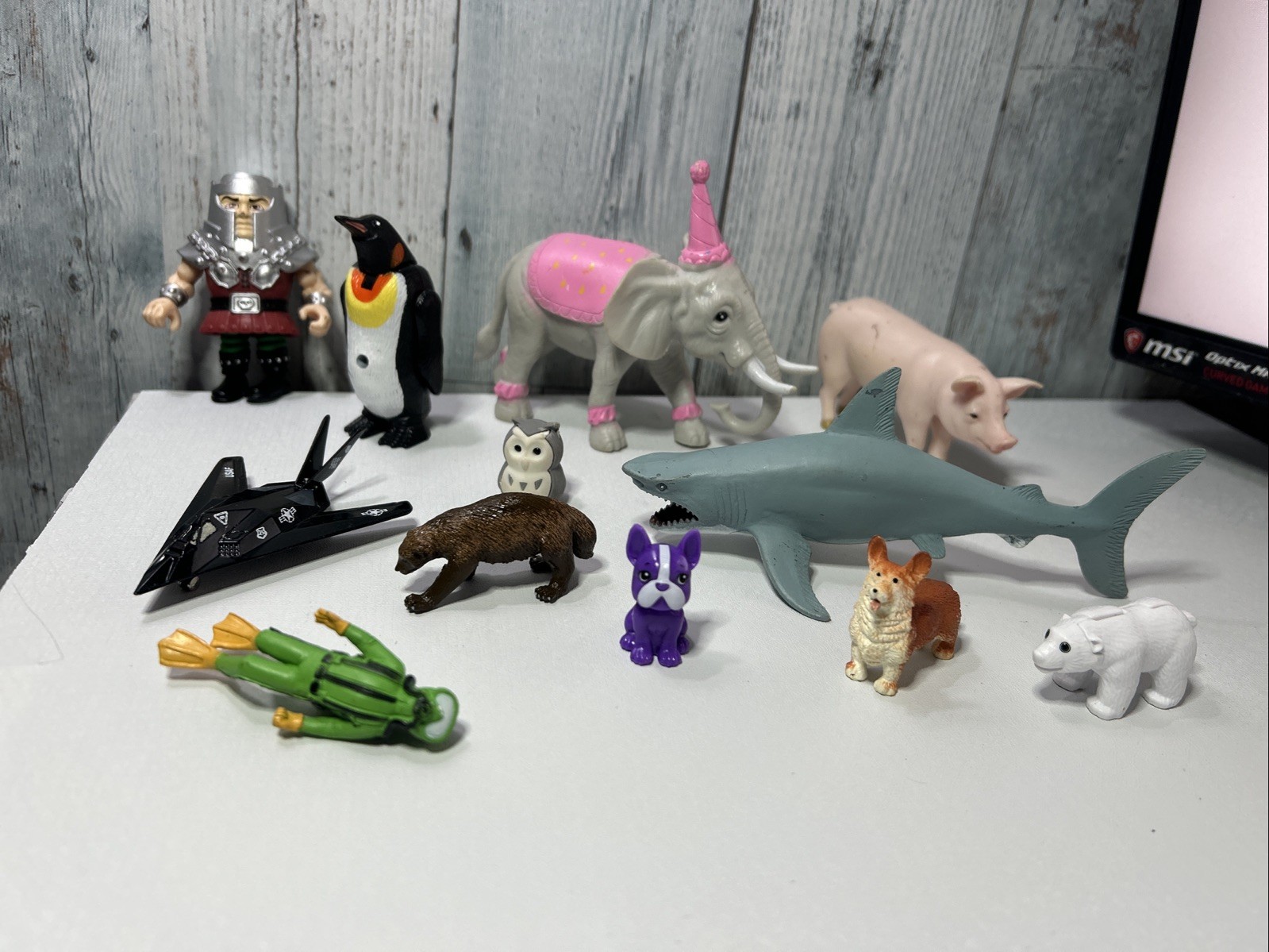 Junk Drawer Toy Lot – 12 Oddball Toys & Figures