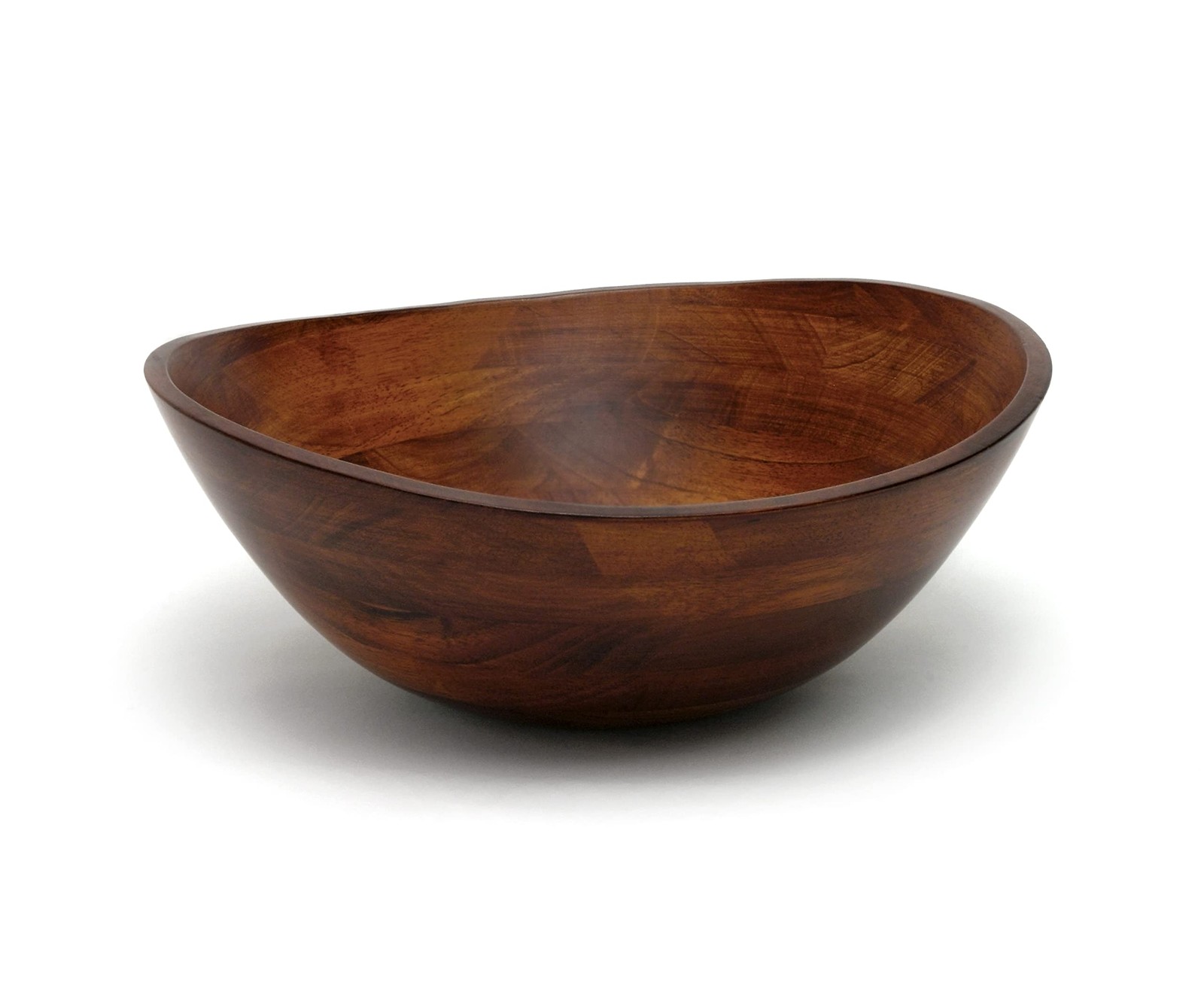 Lipper International Cherry Wavy Rim Serving Bowl 13 Inch Matte Large Single Bow