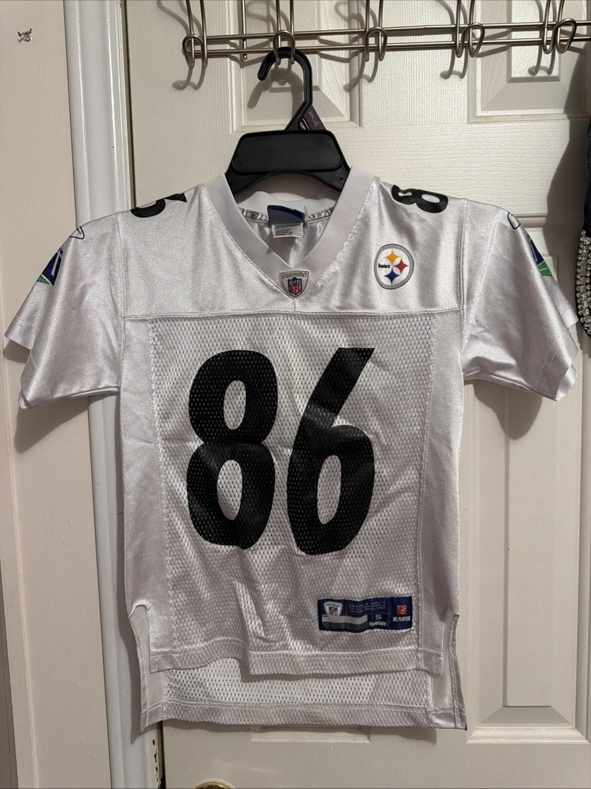 NFL Reebok Steelers Ward 86 Super Bowl XLIII Kid’s S Jersey