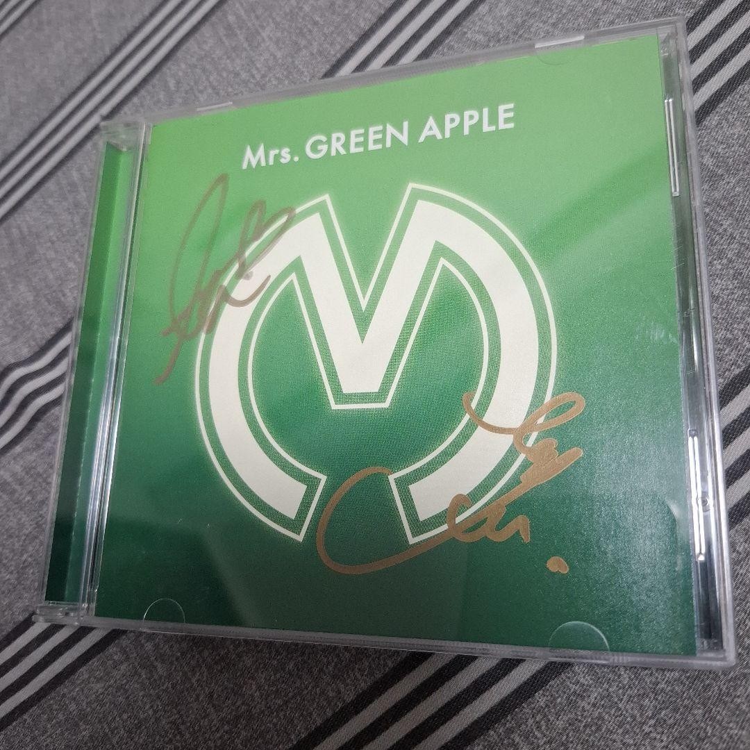 Mrs. Green Apple Signed CD Autographed Album with Lyrics Card Used