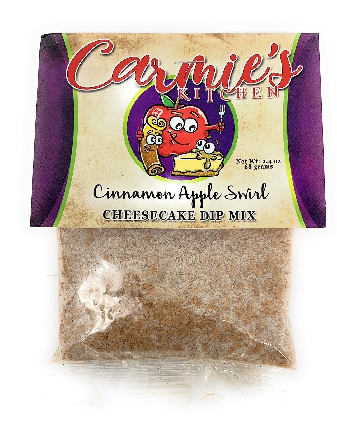 Carmie’s Kitchen Cinnamon Apple Swirl Cheesecake Dip